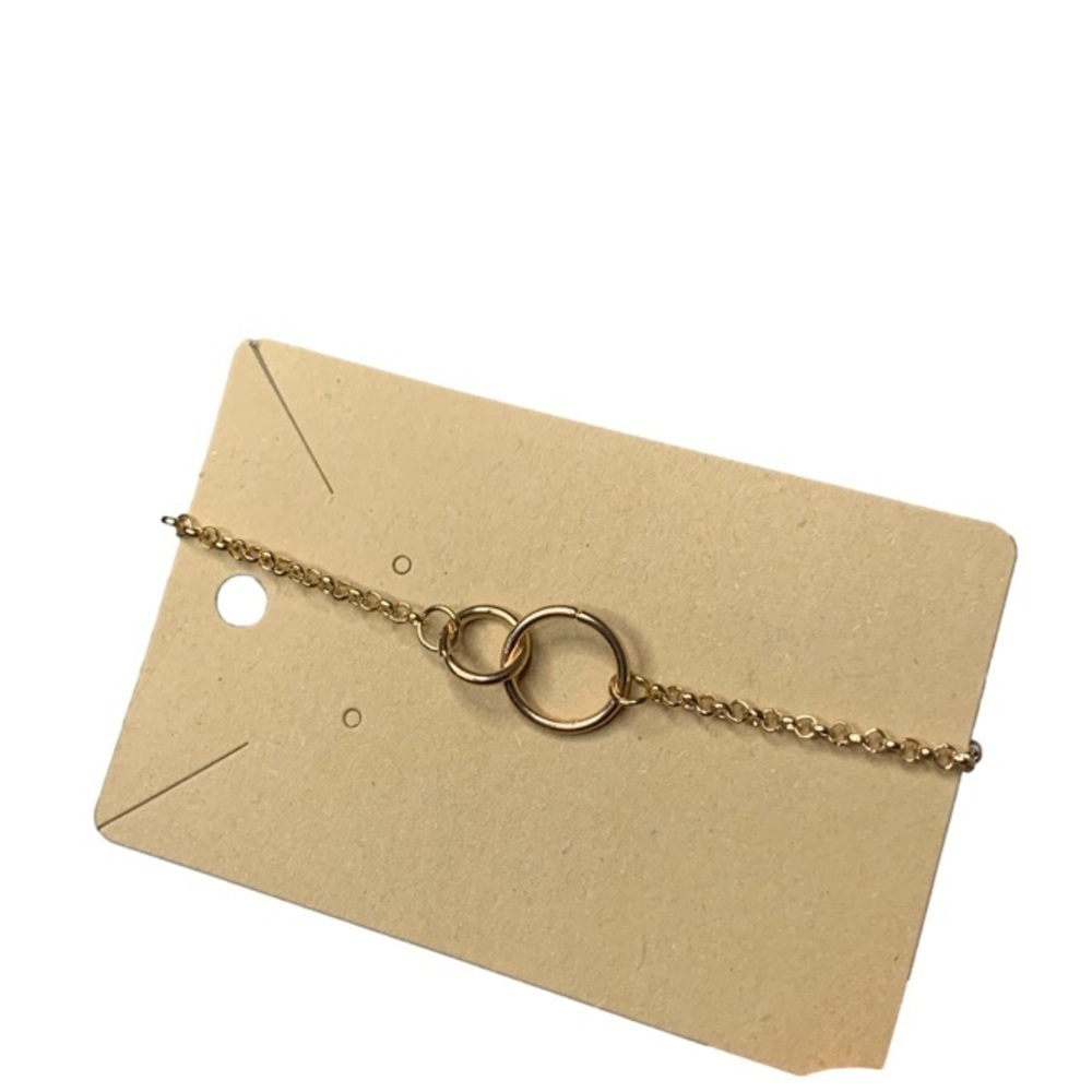 Gold rings bracelet